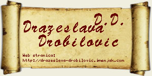 Dražeslava Drobilović vizit kartica